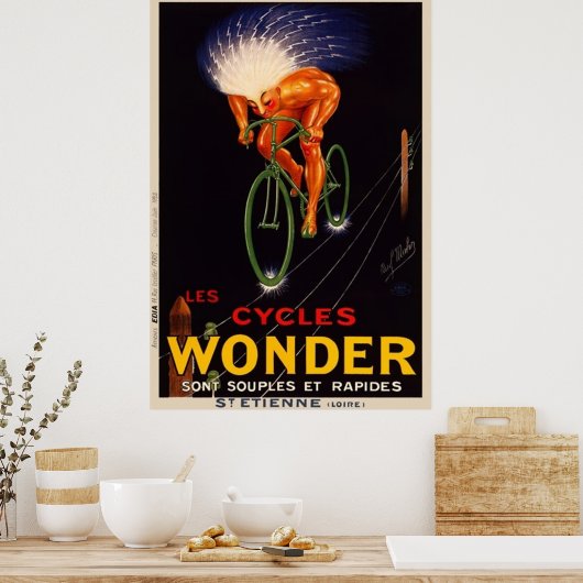 Paul Mohr's  Wonder Cycle Advertisement Poster (Keuken)
