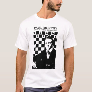 Paul Morphy  Schaakportret T-shirt