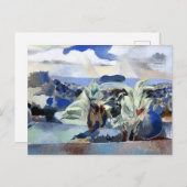 Paul Nash - Landschap van de Bagley Woods Briefkaart (Voorkant / Achterkant)