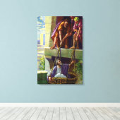 paul preaching christ Wrapped Canvas Afdruk (Insitu (Houten vloer))