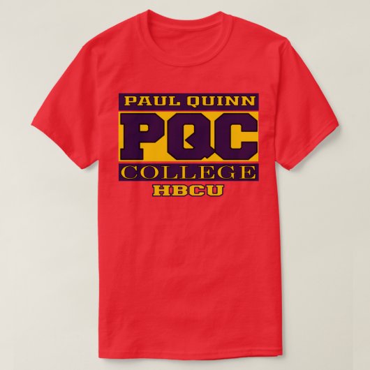 Paul Quinn College Apparel 1 T-shirt (Design voorkant)