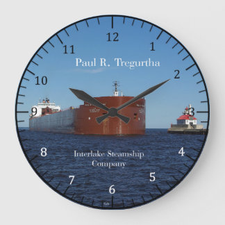 Paul R Tregurtha 10.75" wall clock Grote Klok