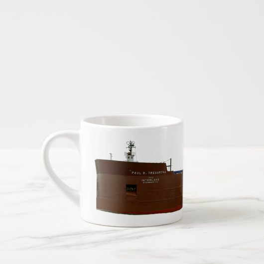 Paul R. Tregurtha cutout espresso mok (Links)