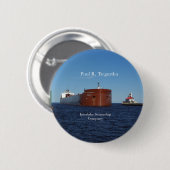 Paul R. Tregurtha Duluth-knop Ronde Button 5,7 Cm (Voorkant /achterkant)