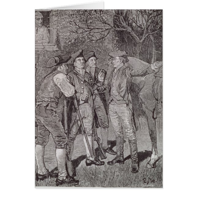 Paul Revere à Lexington (Devant)