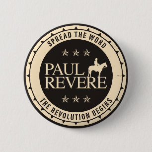Paul Revere Ronde Button 5,7 Cm