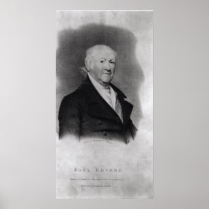 Paul Revere uit 'The New England Magazine' Poster