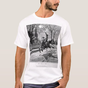 Paul Revere's Ride. 1775_Oorlog Afbeelding T-shirt