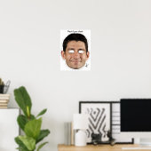 Paul Ryan Halloween Mask Poster (Thuiskantoor)