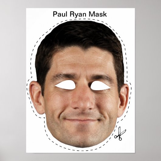 Paul Ryan Mask Poster (Voorkant)