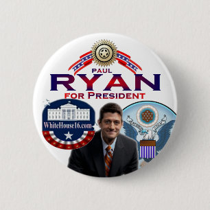Paul Ryan voor President Button