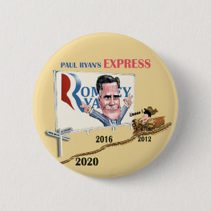 Paul Ryan's Express Ronde Button 5,7 Cm
