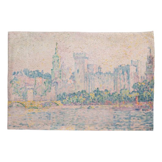 Paul Signac - Avignon, Morning Kussensloop (Achterkant)