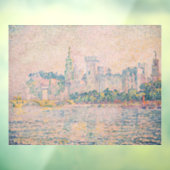 Paul Signac - Avignon, Morning Raamsticker (Vel 3)