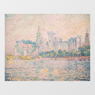 Paul Signac - Avignon, Morning Raamsticker