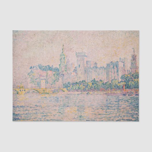 Paul Signac - Avignon, Morning Tissuepapier (Voorkant)