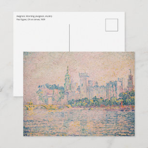 Paul Signac - Avignon, Ochtend Briefkaart