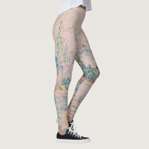 Paul Signac - Avignon, ochtend Leggings