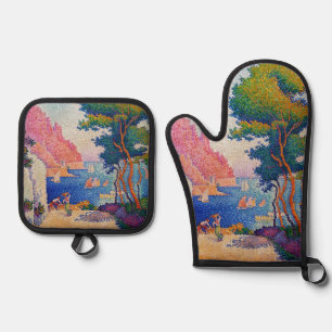 Paul Signac - Capo di Noli Ovenwant & Pannenlap Set