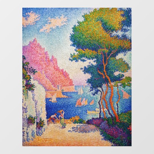 Paul Signac - Capo di Noli Raamsticker (Vel)