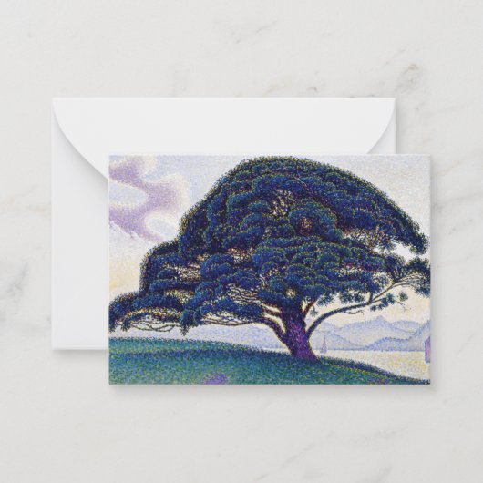 Paul Signac - De Bonaventure Pine Notitiekaartje (Voorkant)