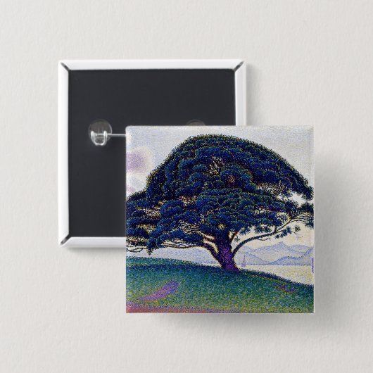 Paul Signac - De Bonaventure Pine Vierkante Button 5,1 Cm (Voorkant /achterkant)