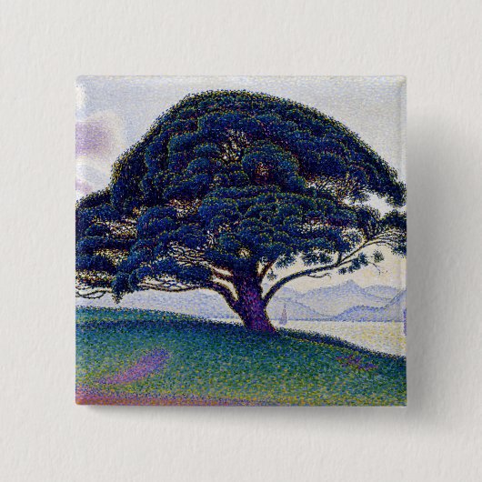 Paul Signac - De Bonaventure Pine Vierkante Button 5,1 Cm (Voorkant)