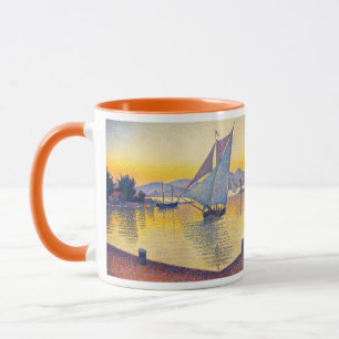 Paul Signac - De haven bij zonsondergang, Opus 236 Mok