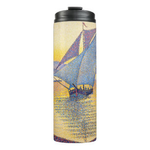 Paul Signac - De haven bij zonsondergang, Opus 236 Thermosbeker