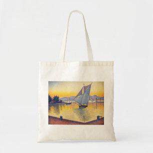 Paul Signac - De haven bij zonsondergang, Opus 236 Tote Bag