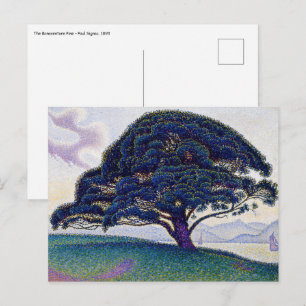Paul Signac - De pijnboom van Bonaventure Briefkaart