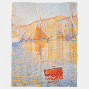 Paul Signac - De Rode Boei, Saint-Tropez Fleece Deken