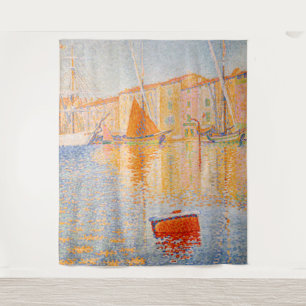 Paul Signac - De Rode Boei, Saint-Tropez Wandkleed