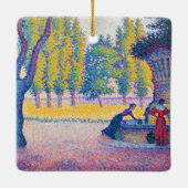 Paul Signac - Fountain des Lices, Saint-Tropez Keramisch Ornament (Achterkant)