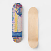 Paul Signac - Fountain des Lices, Saint-Tropez Skateboard (Voorkant)