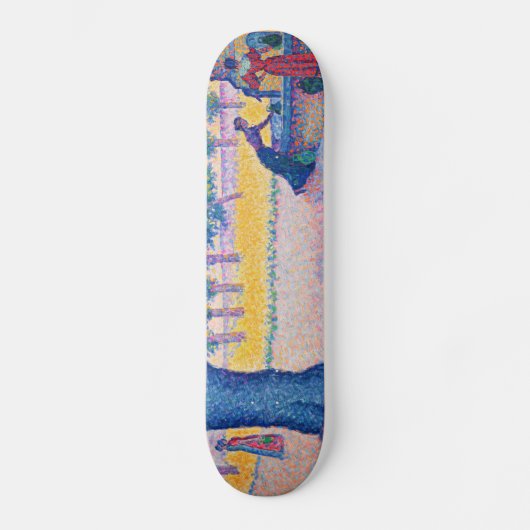 Paul Signac - Fountain des Lices, Saint-Tropez Skateboard (Voorkant)