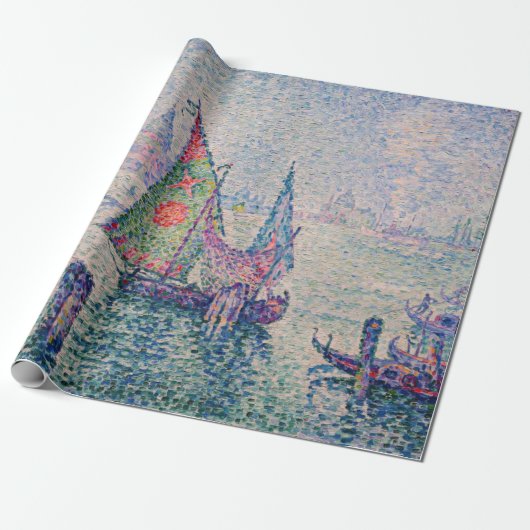 Paul Signac - Groene Sail Cadeaupapier (Uitgerold)