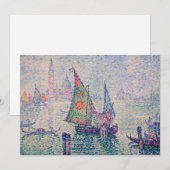 Paul Signac - Groene Sail Kaart (Voorkant / Achterkant)