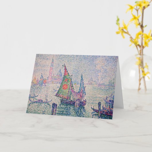 Paul Signac - Groene Sail Kaart (Gele Bloem)