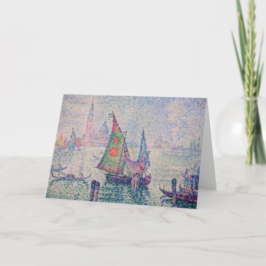 Paul Signac - Groene Sail Kaart (Voorkant)