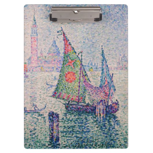 Paul Signac - Groene Sail Klembord (Voorkant)