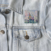 Paul Signac - Groene Sail Vierkante Button 5,1 Cm (In situ)