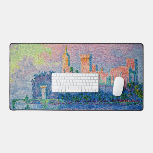 Paul Signac - Het Papal Palace, Avignon Bureaumat (Keyboard & Muis)