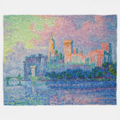 Paul Signac - Het Papal Palace, Avignon Fleece Deken (Voorkant (Horizontaal))