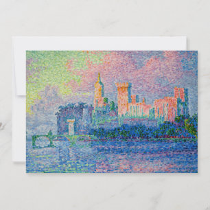 Paul Signac - Het Papal Palace, Avignon Kaart