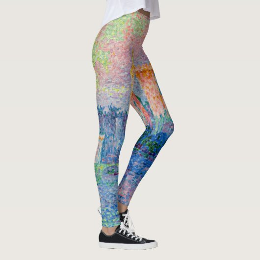 Paul Signac - Het Papal Palace, Avignon Leggings (Rechts)