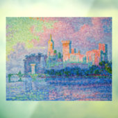 Paul Signac - Het Papal Palace, Avignon Raamsticker (Vel 3)