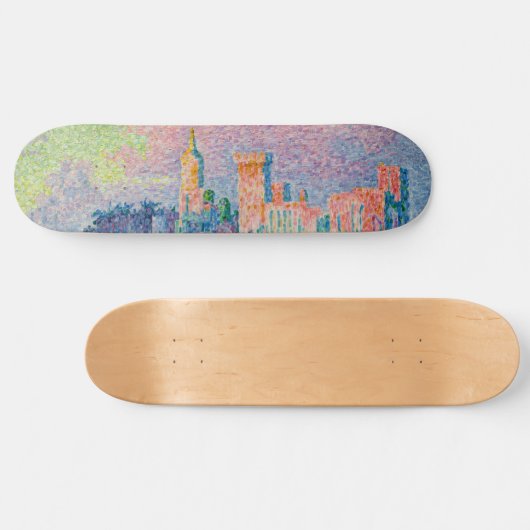 Paul Signac - Het Papal Palace, Avignon Skateboard (Horizontaal)