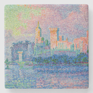 Paul Signac - Het Papal Palace, Avignon Stenen Onderzetter