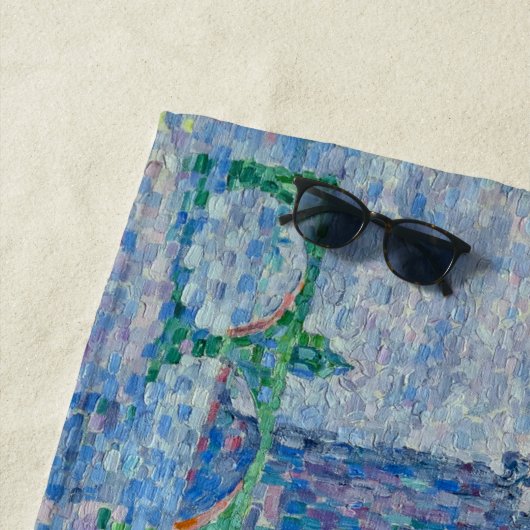 Paul Signac - Het Papal Palace, Avignon Strandlaken (In situ)